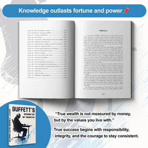 Buffett’s Wisdom for My Daughter Book, Inspirational Reflections on Success, Character, and Wise Living