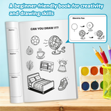 How to Draw Anything for Kids Step-by-Step Simple Doodle Sketching Book product image 5 showing printed book details for screen-free reading and learning