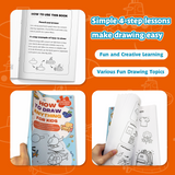 How to Draw Anything for Kids Step-by-Step Simple Doodle Sketching Book product image 6 showing printed book details for screen-free reading and learning