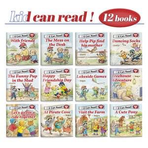 Kid Can Read 12-book friendship and adventure early reader set for kids cover