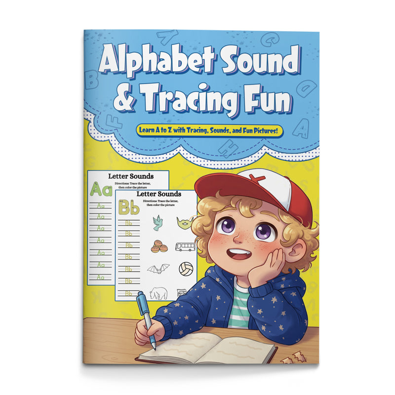 Alphabet Sound and Tracing Fun Workbook cover