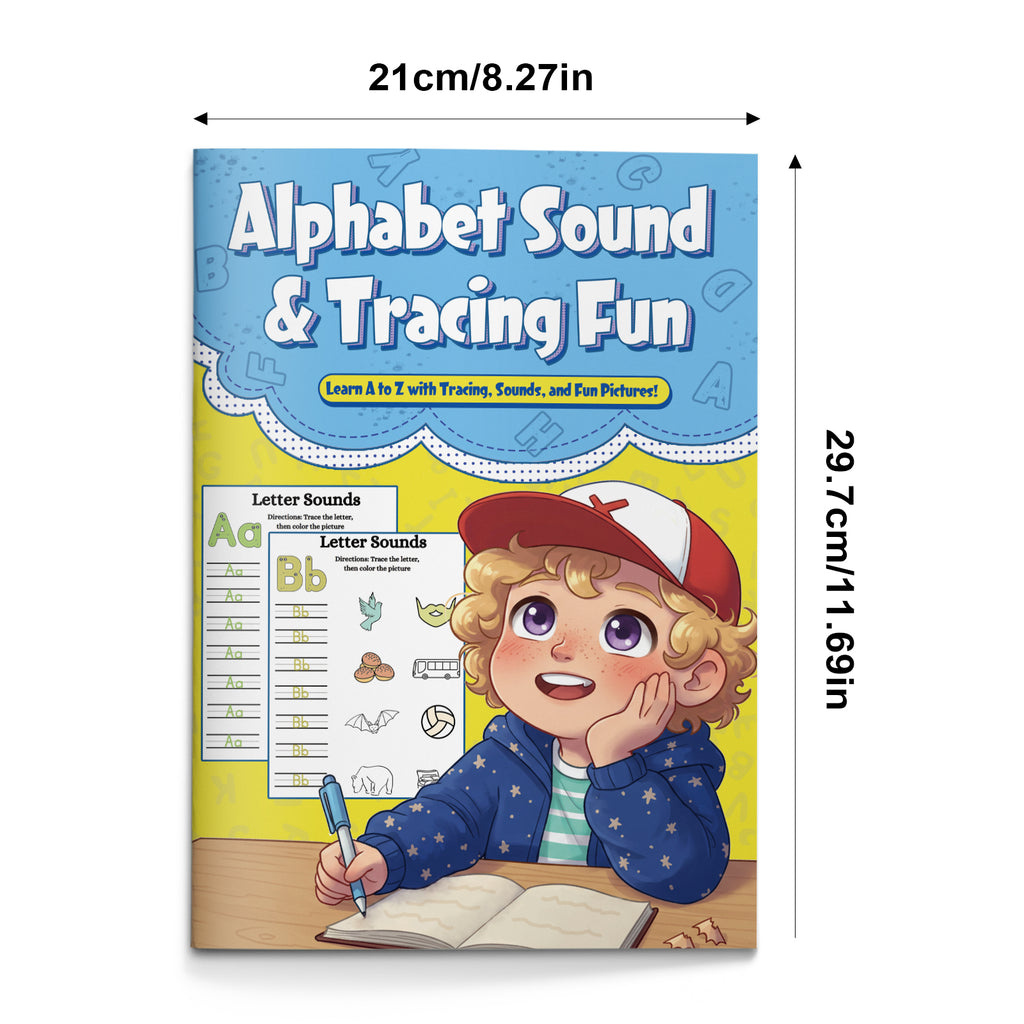 Letter sound worksheets with pictures and tracing