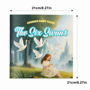 Children's Six Swans fairy tale picture book for family reading and imagination