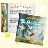Grimm's Fairy Tales The Six Swans Picture Book product image 5 showing printed book details for screen-free reading and learning