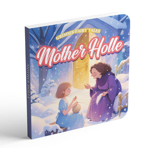 Mother Holle classic fairy tale picture book cover for kids