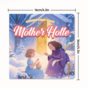 Front cover view of Mother Holle Grimm storybook