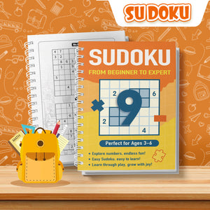 Sudoku-21: From Beginner to Expert – Logic Puzzle Book to Sharpen Focus & Thinking Skills