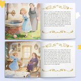 Printed Grimm's Fairy Tales Mother Holle book for character learning and bedtime story fun
