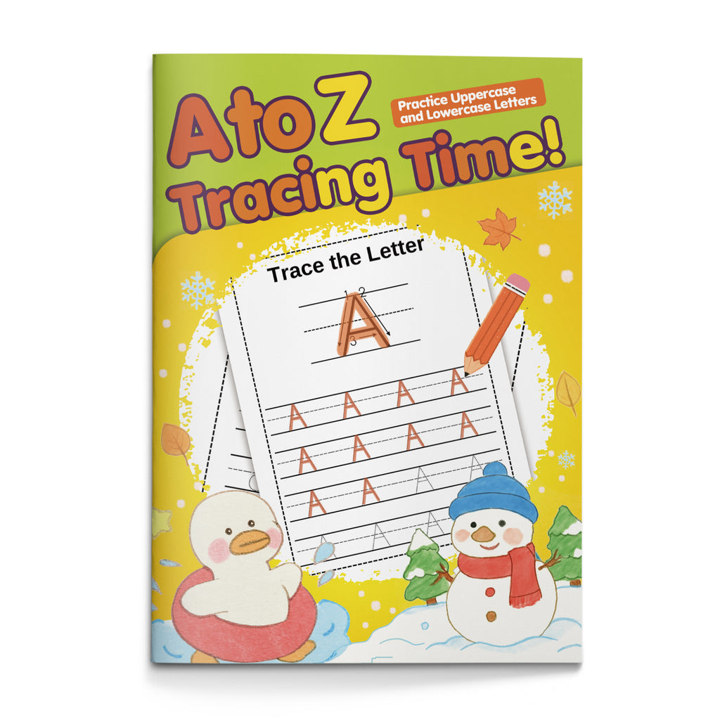 A to Z Tracing Time Workbook cover