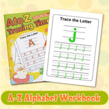 Printed letter tracing workbook for early learners