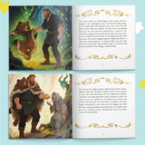 Printed Grimm's Fairy Tales Bearskin book for character learning and bedtime story fun