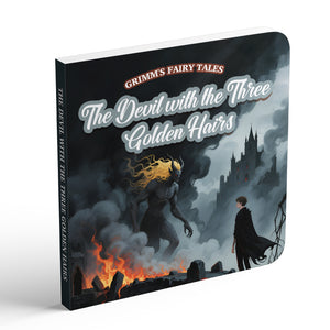 The Devil with the Three Golden Hairs classic fairy tale picture book cover
