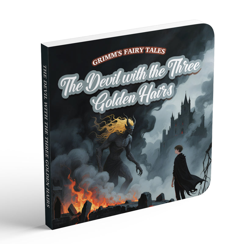 The Devil with the Three Golden Hairs classic fairy tale picture book cover