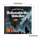 Children's Devil with the Three Golden Hairs fairy tale picture book for family reading and imagination