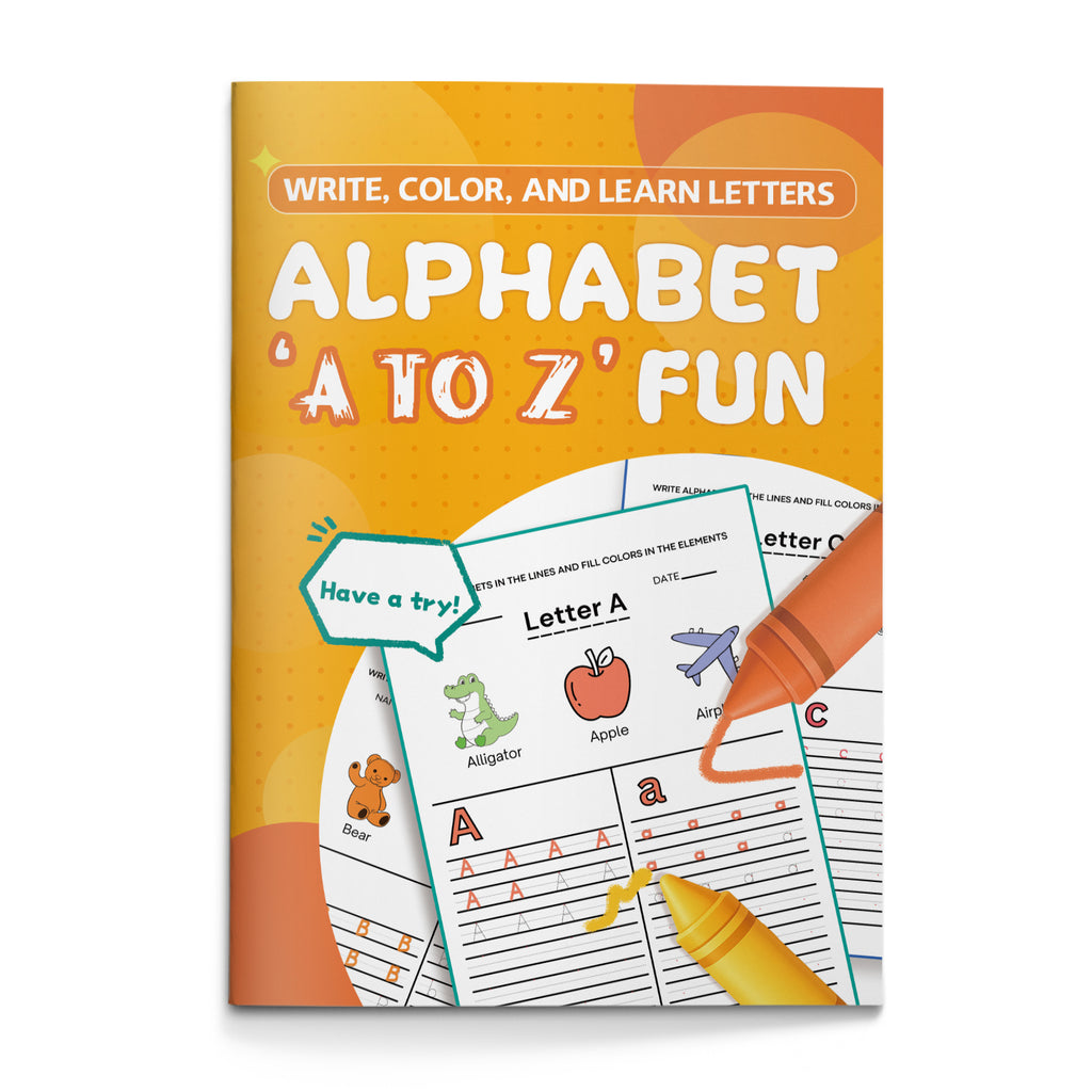 Alphabet A to Z Fun Workbook cover