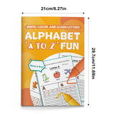 A to Z alphabet tracing pages with pictures