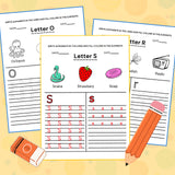 Alphabet A to Z Fun Workbook product image 6 showing printed book details for screen-free reading and learning