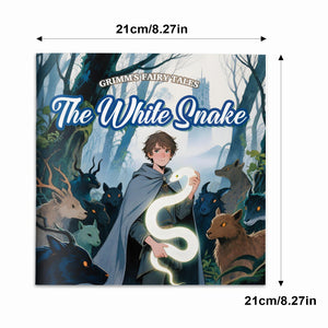 Children's White Snake fairy tale picture book for family reading and imagination