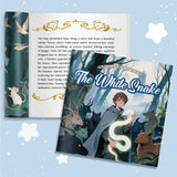 Grimm's Fairy Tales The White Snake Picture Book product image 5 showing printed book details for screen-free reading and learning