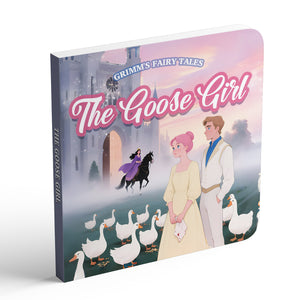 The Goose Girl classic fairy tale picture book cover for kids