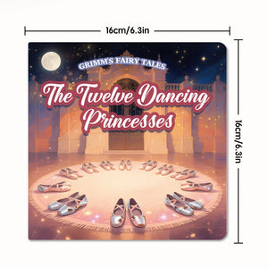 Front cover view of The Twelve Dancing Princesses storybook