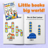 Fine motor alphabet coloring activity book