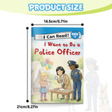 I Want to Be a Police Officer Early Reader Book for Kids, Beginner Learn to Read Picture Book, First Words and Phonics Storybook About Community Helpers