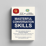 Upright paperback mockup of dialogue confidence and relationship skills book