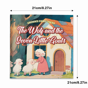 Children's Wolf and the Seven Little Goats fairy tale picture book for family reading and imagination