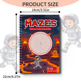 Advanced Maze Workbook for Kids, Complex Maze Puzzle Challenges with Logic Practice, Focus Training, Route Planning, Problem-Solving, and Brain Skill Building Activity Book