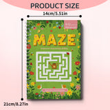 Complex maze challenge pages for ages 9 to 12