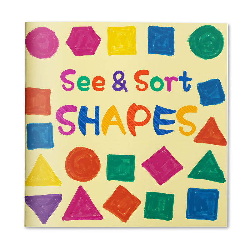 See and Sort Shapes sensory picture book for toddlers cover