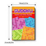 Sudoku Puzzle Book: Explore and Solve 4-Book Set product image 7 showing printed book details for screen-free reading and learning
