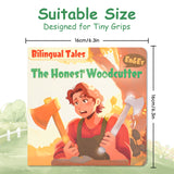 Paired Mounting-Bilingual Tales: The Honest Woodcutter – English & Spanish Storybook