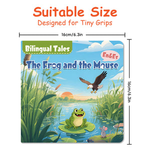 The Frog and the Mouse Bilingual Storybook for Kids, English and Spanish Picture Book, Classic Animal Tale for Early Reading, Language Learning and Bedtime Reading