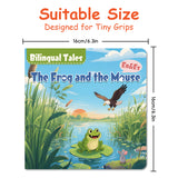 Suitable size panel for The Frog and the Mouse bilingual book