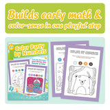 Ages 3-6 activity book for screen-free color matching practice