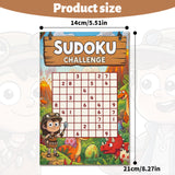 Forest Sudoku Puzzle Books: 4-Level Logic Set product image 6 showing printed book details for screen-free reading and learning