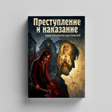 Crime and Punishment Russian Edition by Fyodor Dostoevsky product image 6 showing printed book details for screen-free reading and learning
