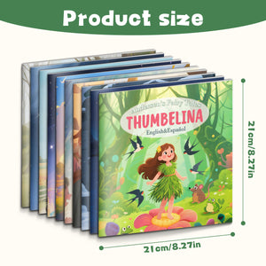Ten-book bilingual Andersen fairy tale collection for kids in English and Spanish
