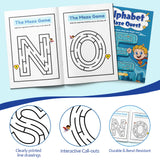 Alphabet Maze Quest for Kids product image 5 showing printed book details for screen-free reading and learning