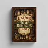 Standing product view of herbal wellness and traditional remedy book