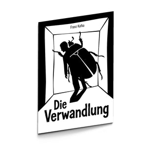 Printed German edition of Kafka's Metamorphosis for readers and students