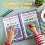 Color Party by Numbers for Kids product image 6 showing printed book details for screen-free reading and learning