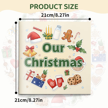 Children's Christmas learning book about holiday traditions and family celebration