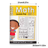 Children's daily math workbook for counting shapes measurement and comparison
