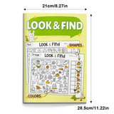 Colors and shapes activity workbook for kids with picture search