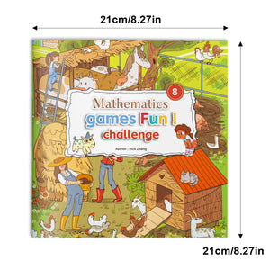 Fun math challenge book for problem-solving and number recognition