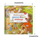 Fun math challenge book for problem-solving and number recognition
