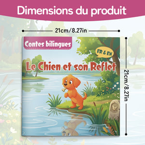French-English bilingual animal fable reader for kids